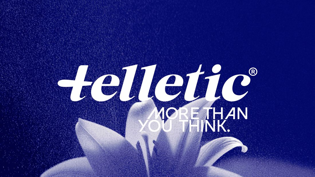 TELLETIC-Wortmarke mit dem Leitsatz „More Than You Think“